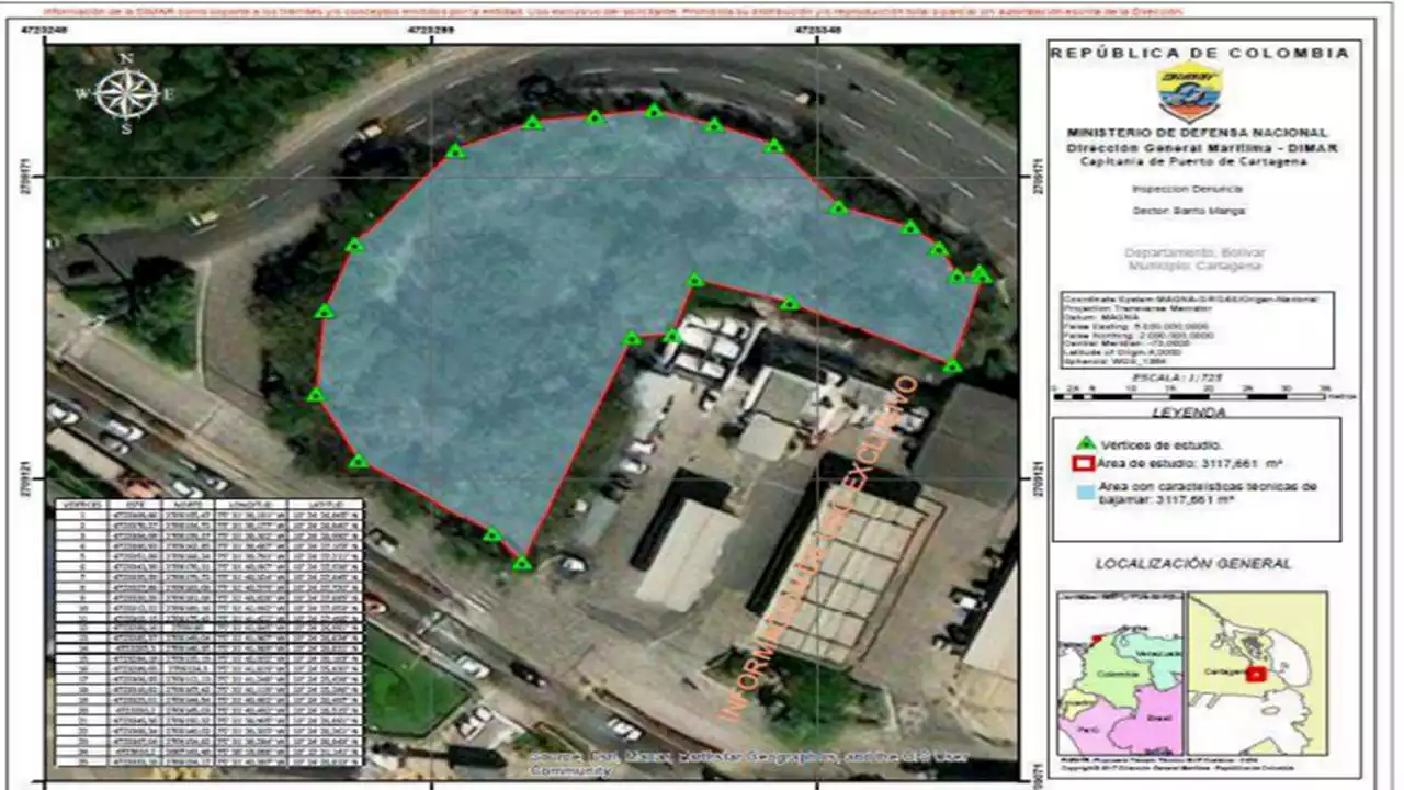 Daño ambiental en terrenos de bajamar para construir proyectos inmobiliarios en Cartagena