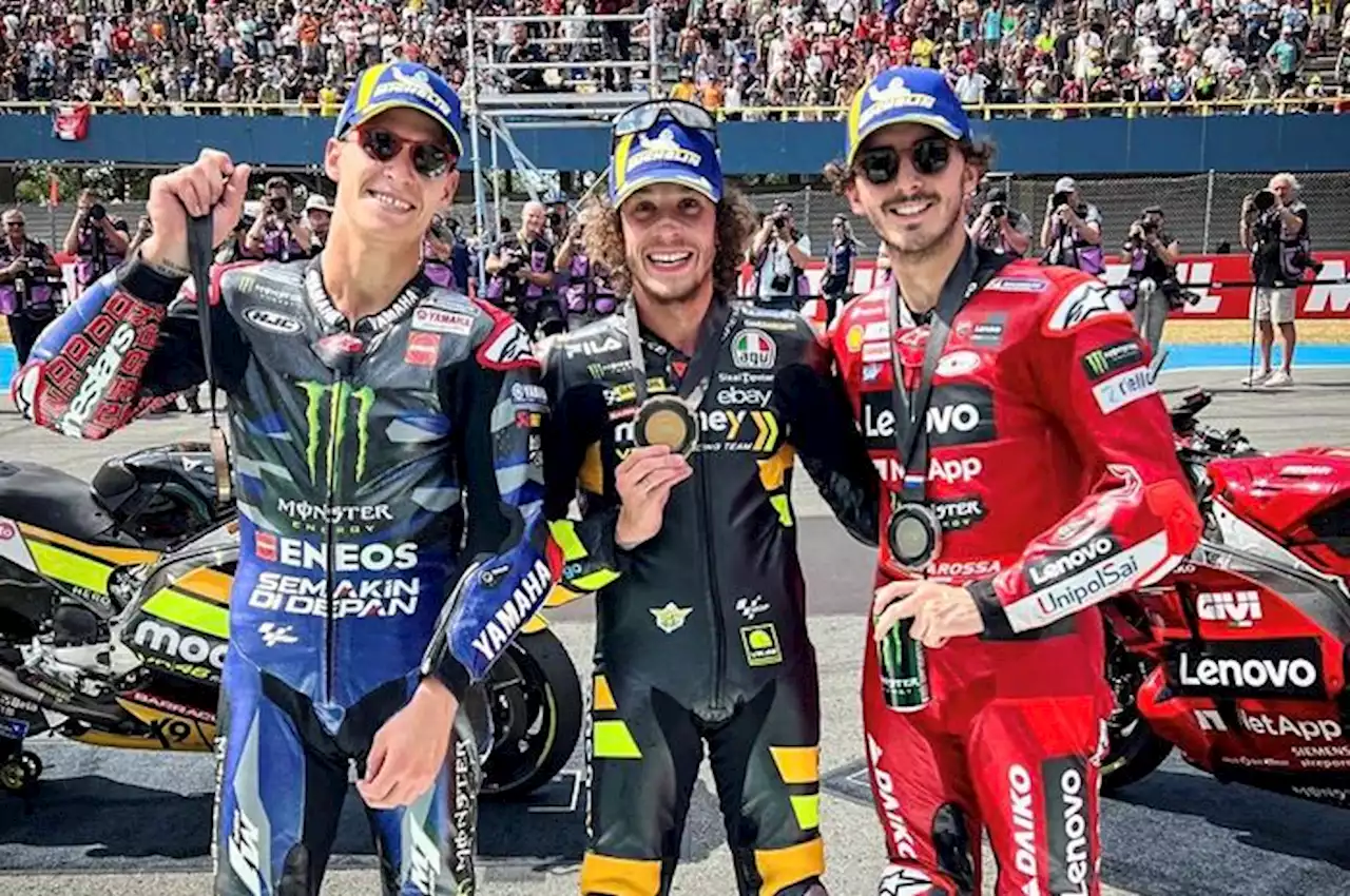 Klasemen MotoGP 2023 - Bezzecchi Menakutkan di Sprint GP Belanda, Bagnaia Sabar demi Puncak - Bolasport.com