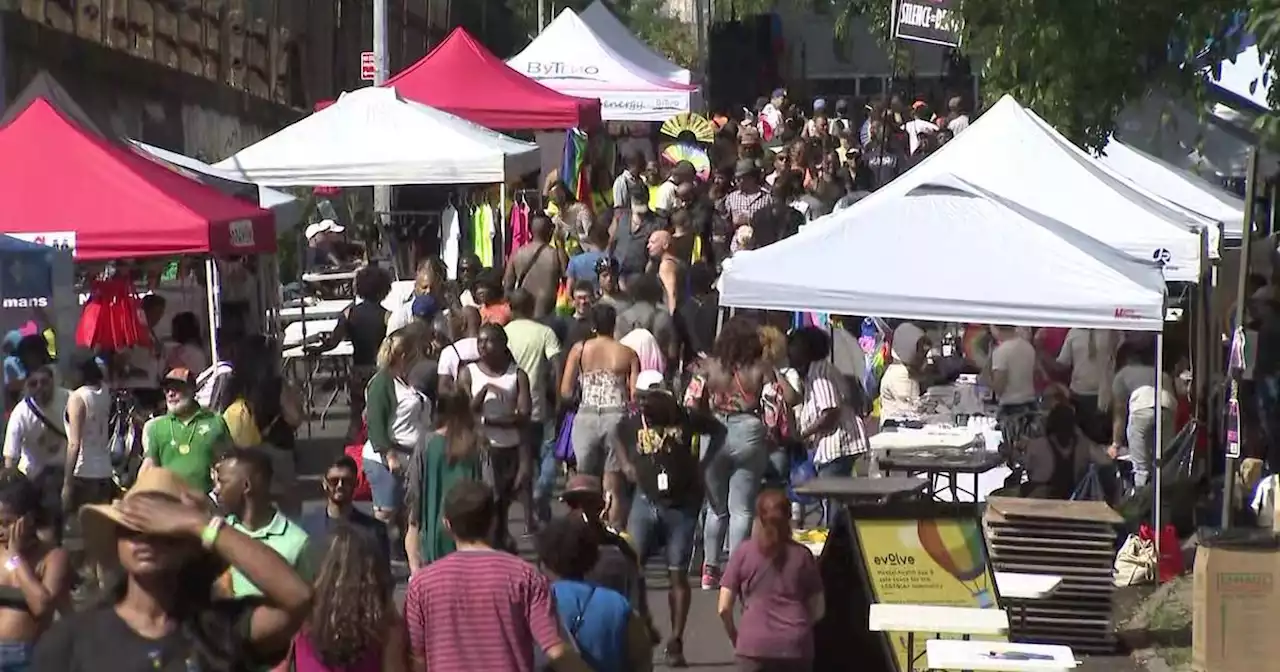 New Yorkers celebrate Pride Month ahead of Sunday's march in Manhattan