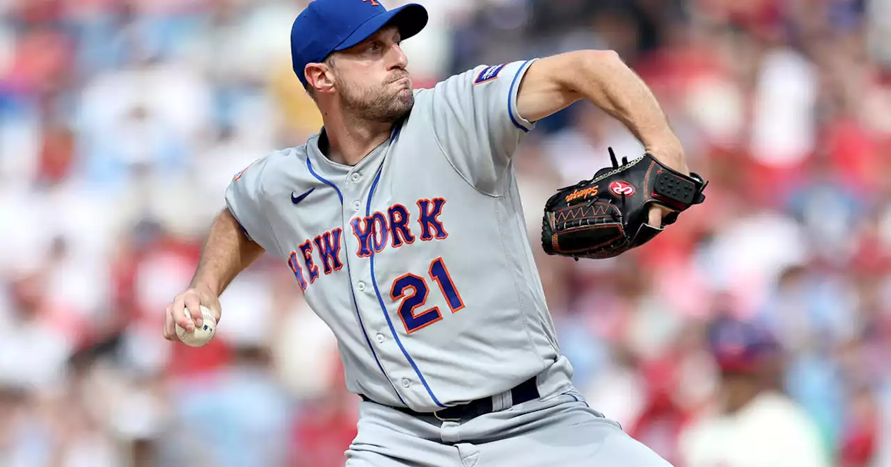 Scherzer strikes out 8, Marte homers in Mets' win over Phillies