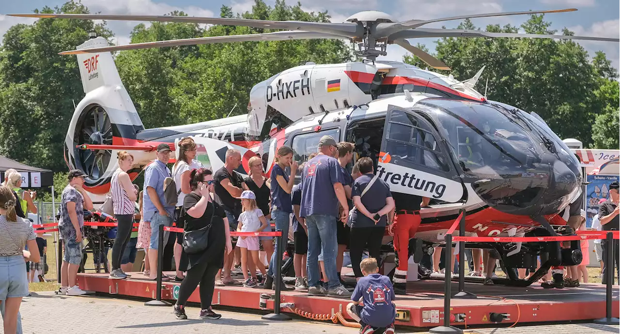 DRF Luftrettung feiert Jubiläumsjahr in Angermünde - Großes Interesse am Tag der offenen Tür bei Christoph 64