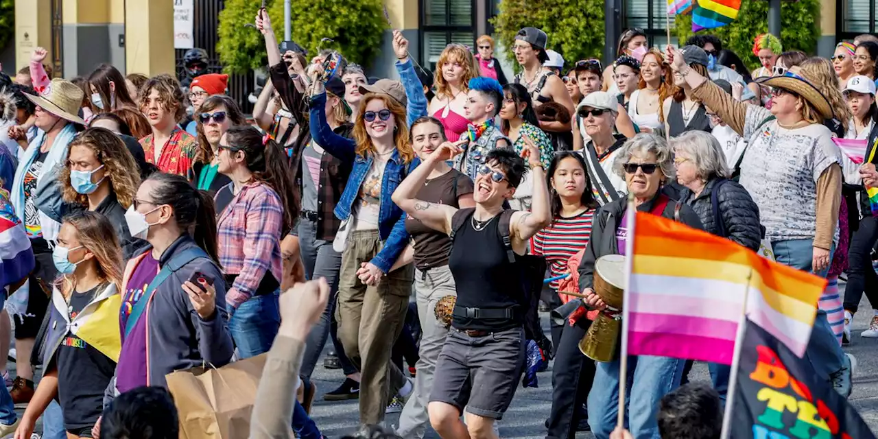 Party and protest mix as LGBTQ+ pride parades kick off from New York to San Francisco