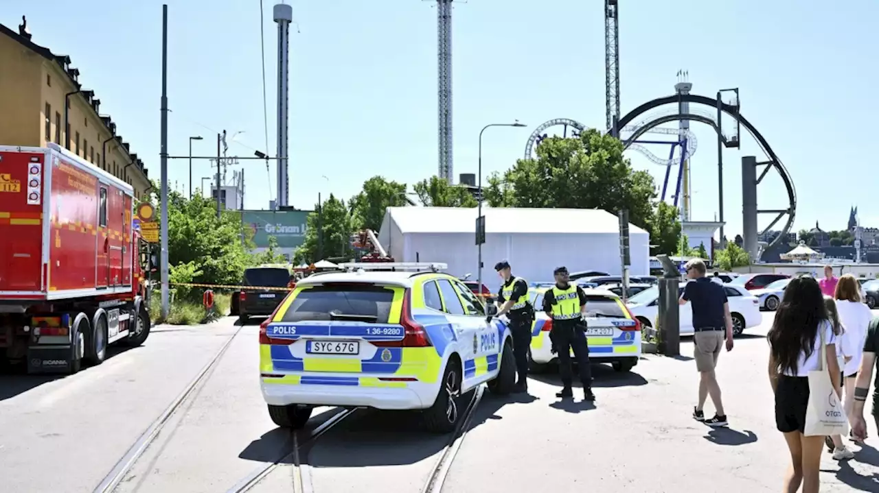 Roller-coaster derails in amusement park in Sweden, killing 1 person and injuring several others