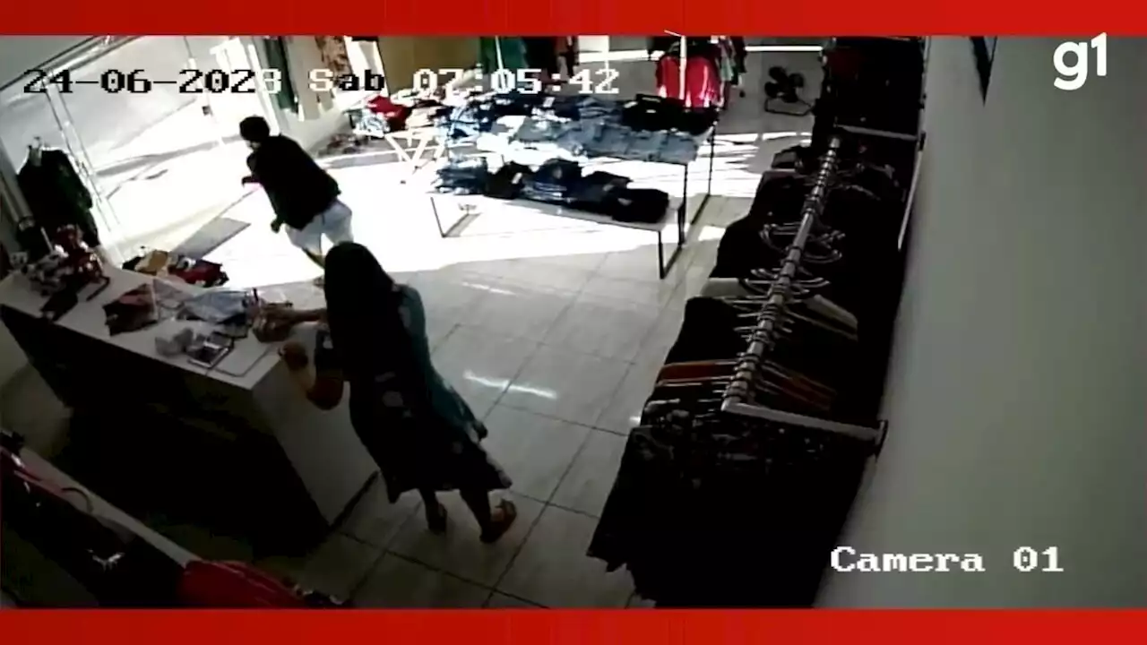 Homem se passa por cliente e tenta estuprar grávida em loja de MS; veja vídeo