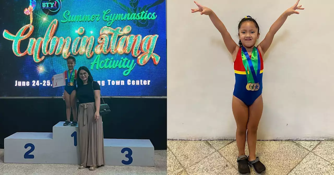 Vic Sotto, Pauleen Luna's daughter Tali bags 3 golds, 1 bronze in gymnastics tilt