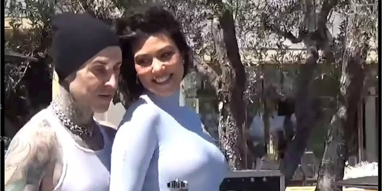 Watch Kourtney Kardashian and Travis Barker Reveal Their Baby's Sex