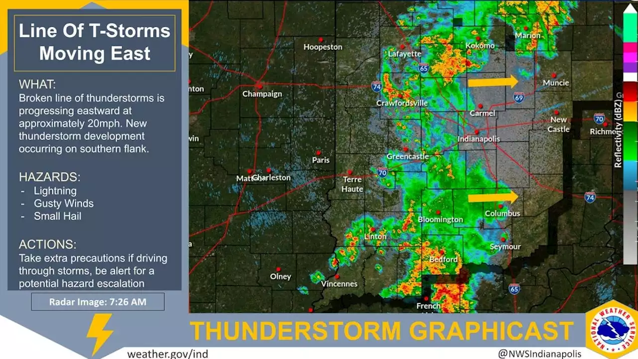 Indiana weather: Parts of state at risk of severe weather Sunday afternoon