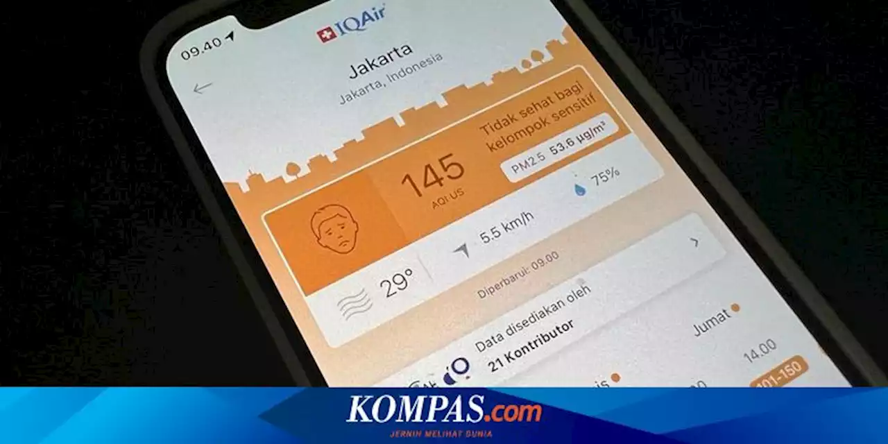 Data IQAir: Minggu Pagi, Kualitas Udara Jakarta Terburuk di Dunia