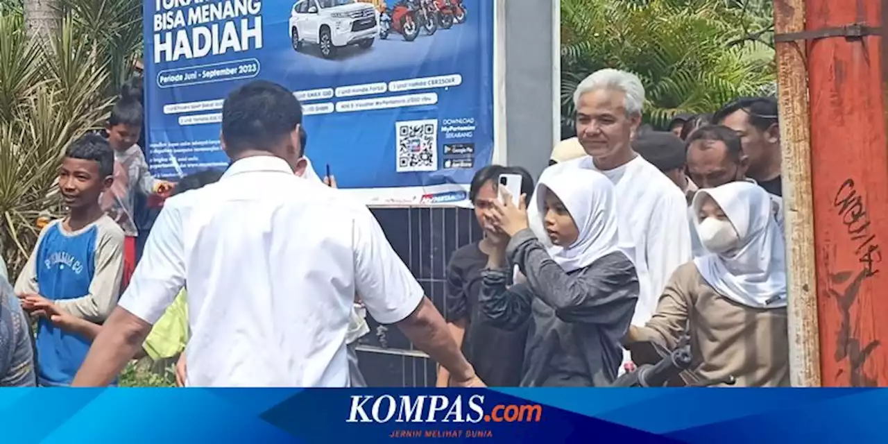 Kunjungi Pademangan, Ganjar Terima Keluhan Air Bersih hingga Akses Pendidikan