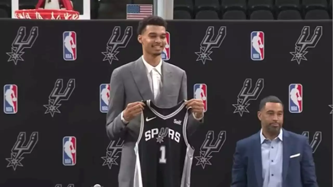 ‘I’m really enjoying the moment’: San Antonio Spurs introduce Victor Wembanyama during press conference