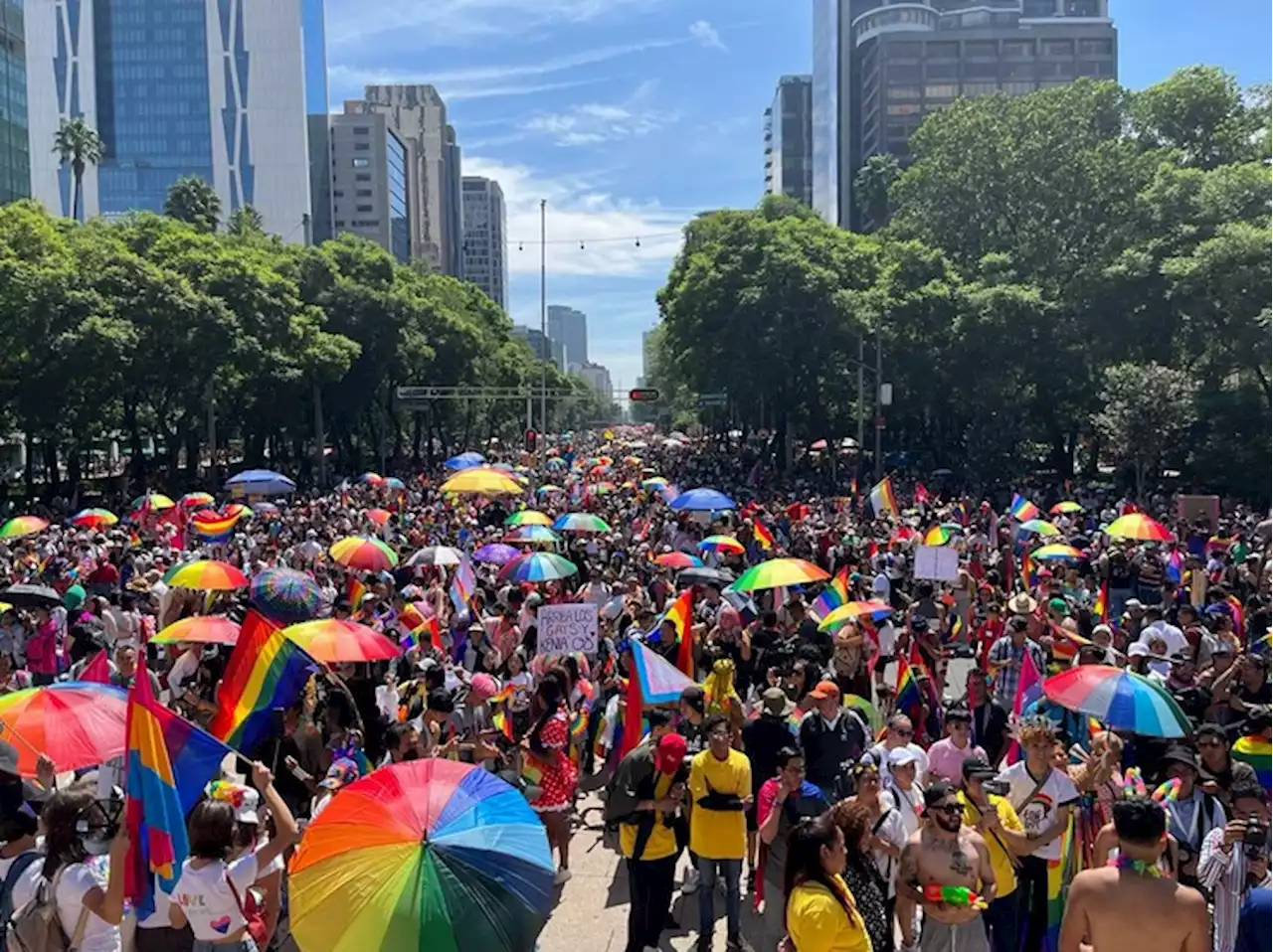 Comunidad LGBT+ exige libertad, justicia y dignidad; miles marchan en CDMX