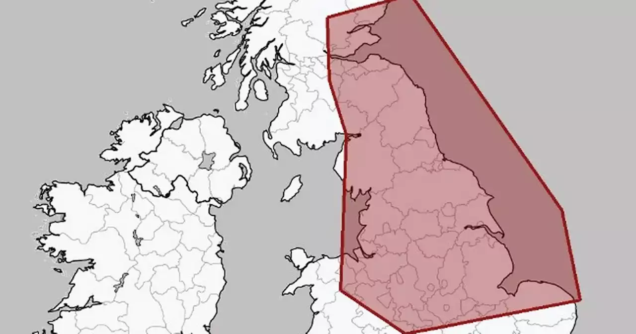 Lancashire tornado warning issued tonight with risk of 60mph winds