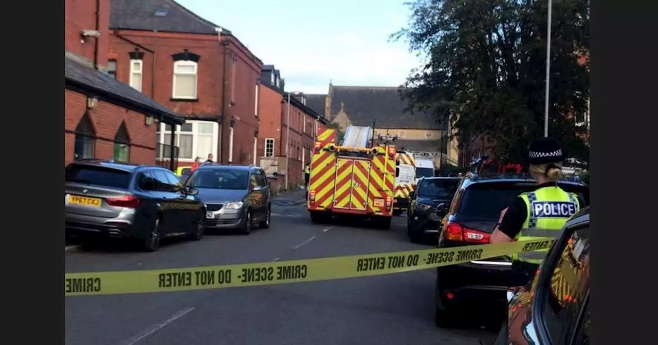 Police and firefighters at scene of deadly house blaze