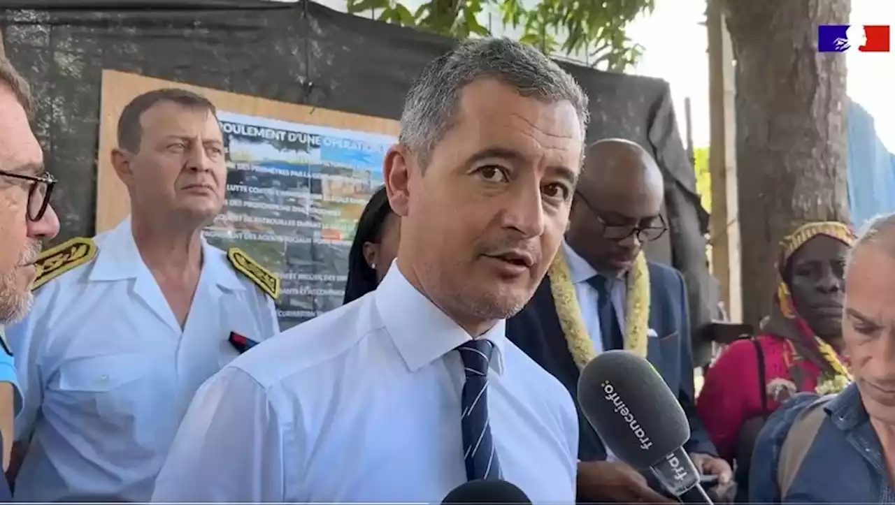 'Nous aurons cette année trois fois moins d'immigration' : à Mayotte, Gérald Darmanin tire un bilan positif de Wambushu