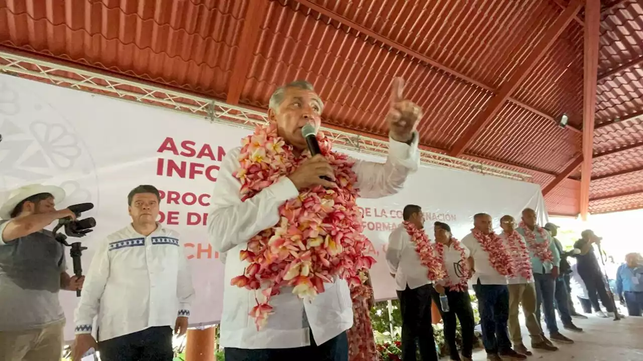 Adán Augusto López inicia su gira; llama a la unidad a Salomón Jara