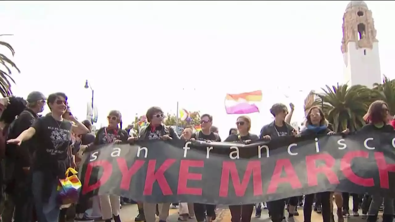 Pride weekend: Dyke March draws large crowd in San Francisco