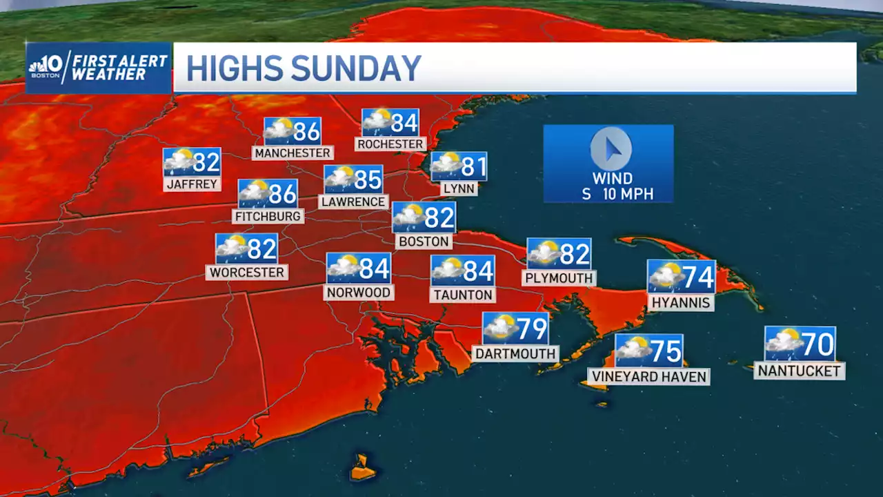 Rainy Sunday with possible thunderstorms in the afternoon