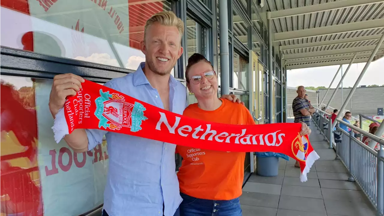 Liverpool-fans in Zaandam met hoofdgast Dirk Kuyt voelt als 'droom die uitkomt'