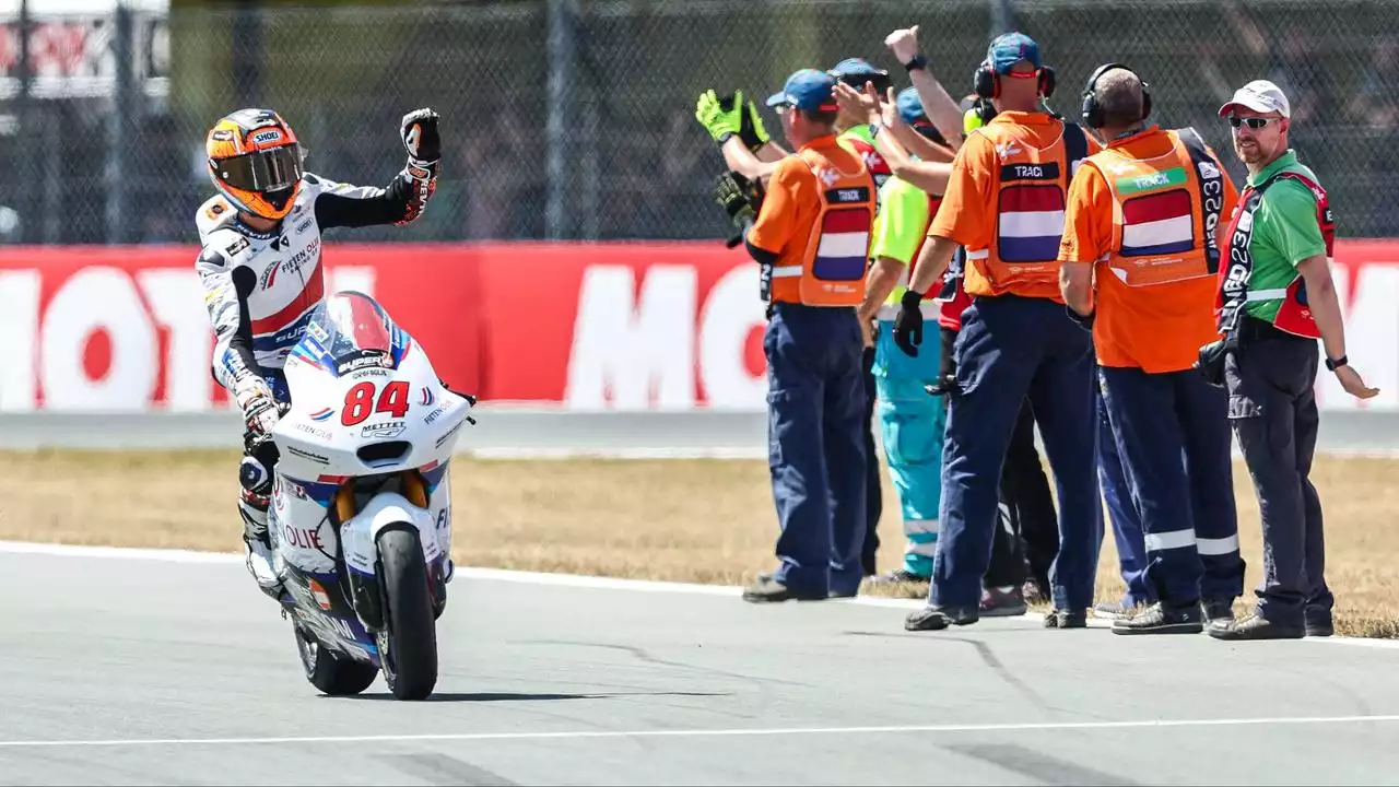 Van den Goorbergh vertolkt bijrol bij Moto2-race in Assen, Veijer verrast in Moto3