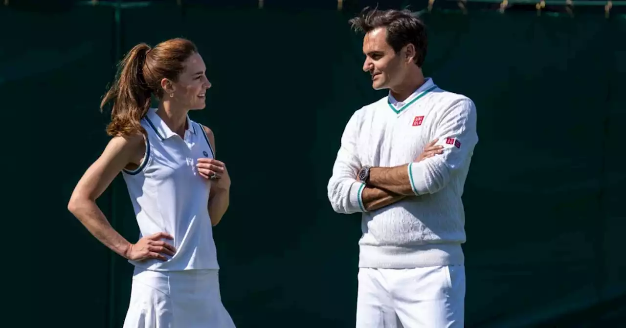 Kate Middleton teams up with tennis legend Roger Federer ahead of Wimbledon