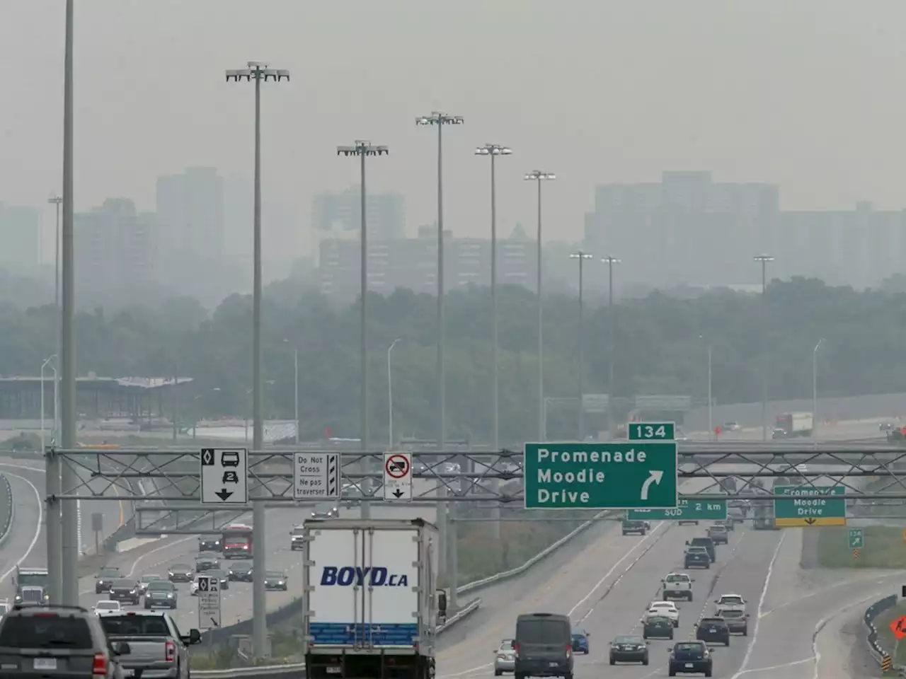 'HIGH' LEVELS: Air quality advisory issued for Ottawa, with smog warning for Gatineau