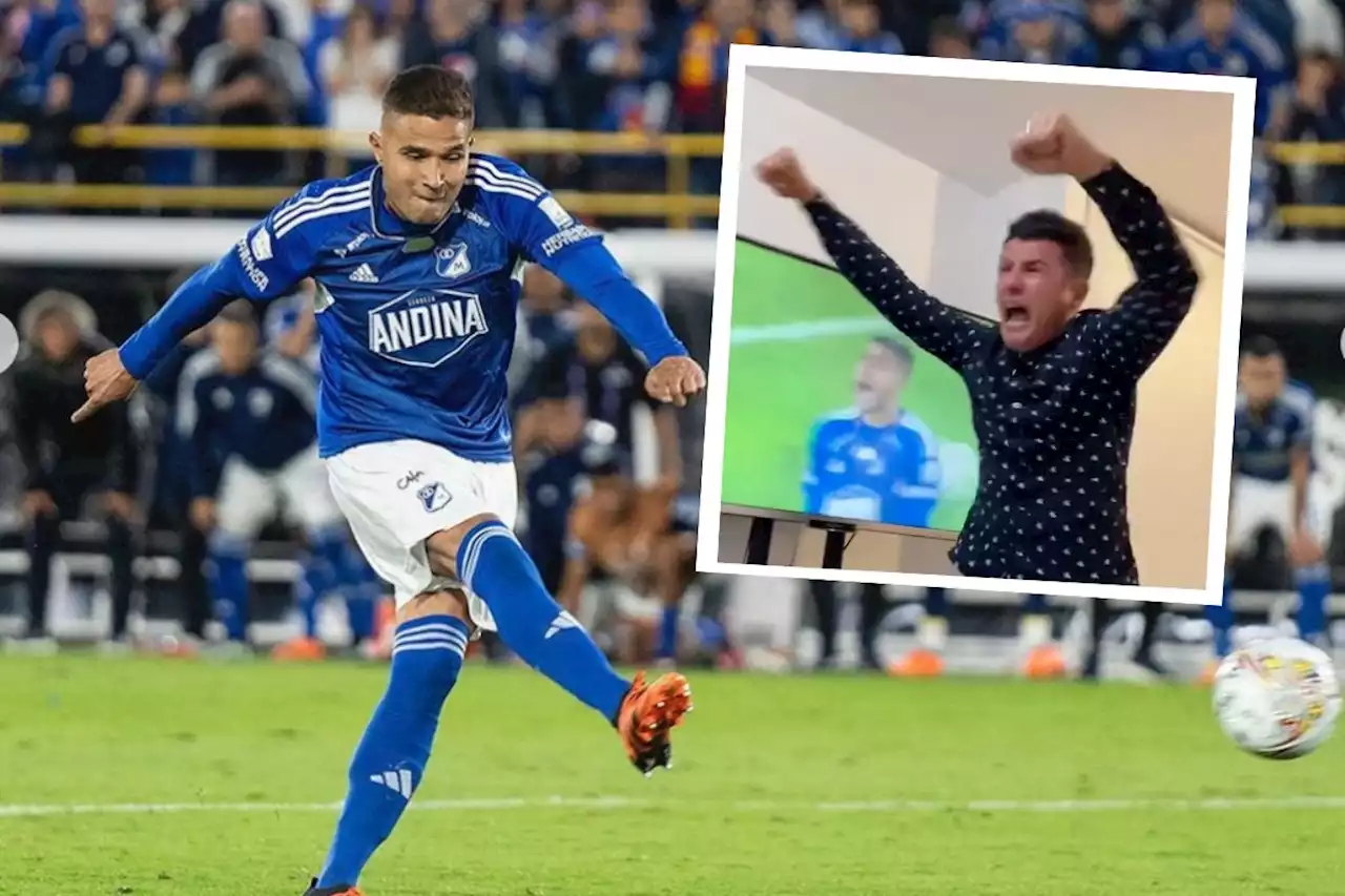 Alocada celebración de Ómar Vásquez, hermano de Larry: ambos son campeones con Millonarios - Pulzo