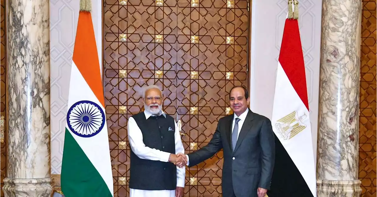 Egypt and India bolster ties as Modi makes first trip to Cairo