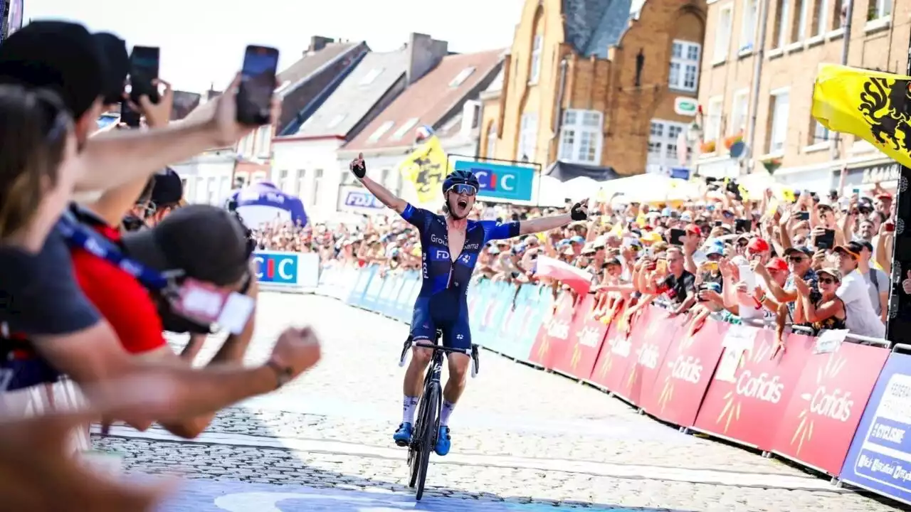 Cyclisme: Valentin Madouas sacré champion de France de cyclisme sur route