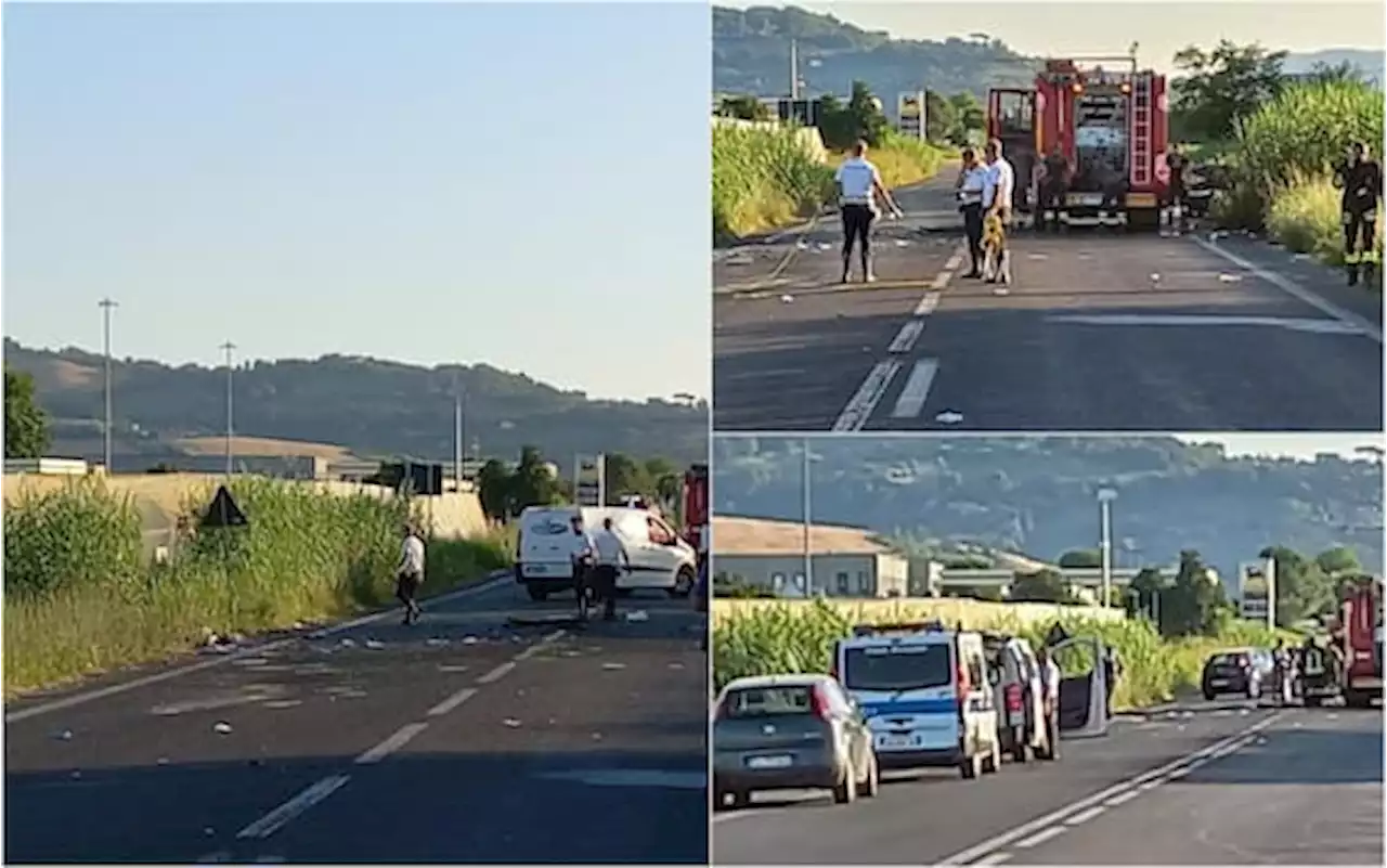 Pesaro, auto in fuga da carabinieri travolge altra macchina: due morti