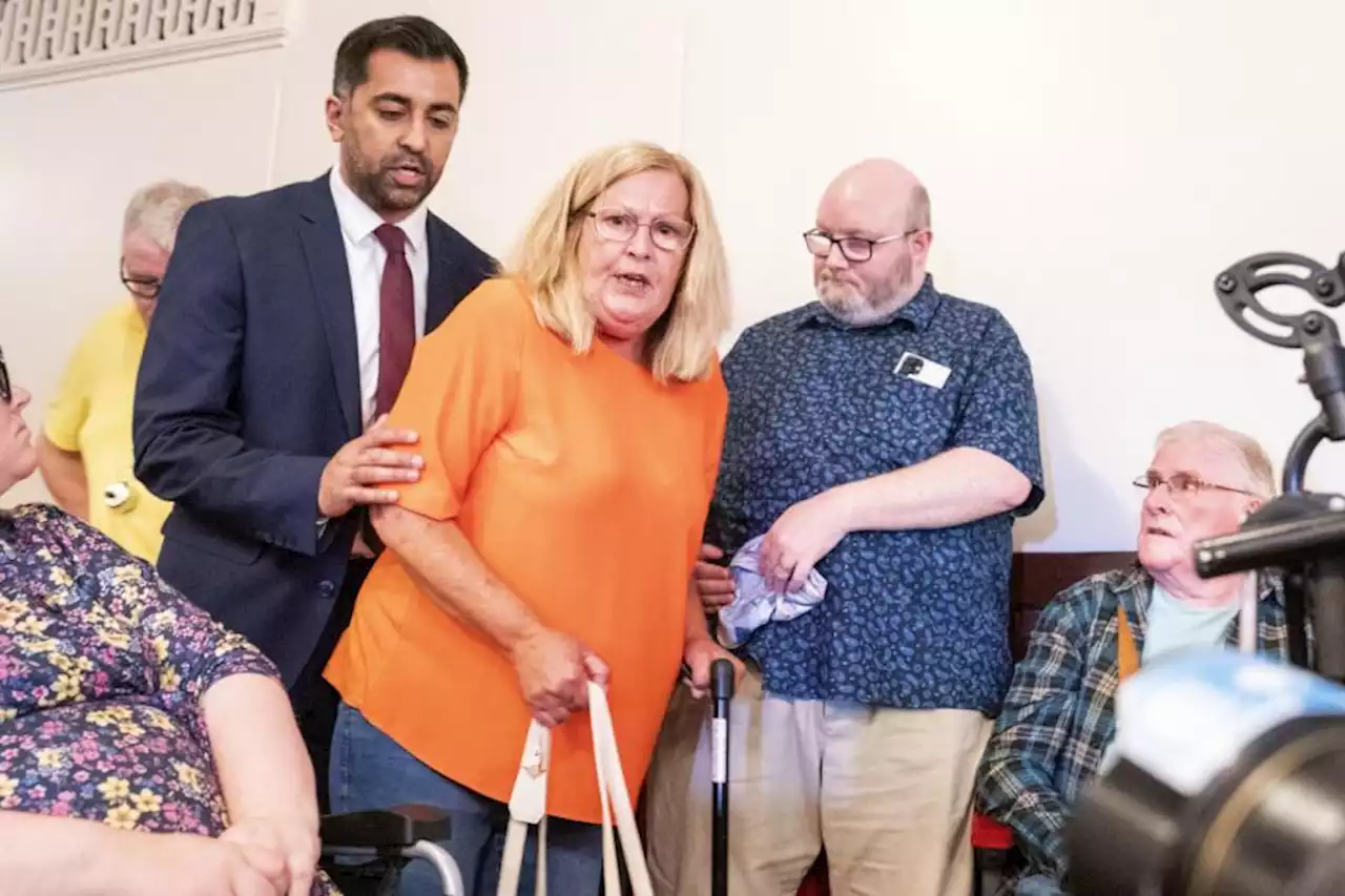 Humza Yousaf leaves SNP convention address to speak directly to heckler