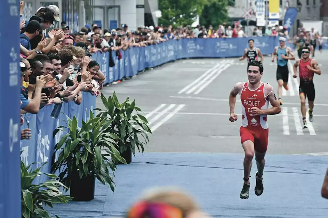 Paquet states his case to officials of Victoria-based Triathlon Canada