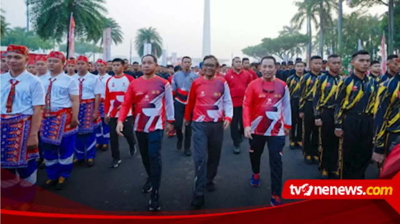 Fun Walk dengan Lintas Elemen, Kapolri Gaungkan Jaga Persatuan-Kesatuan Bangsa