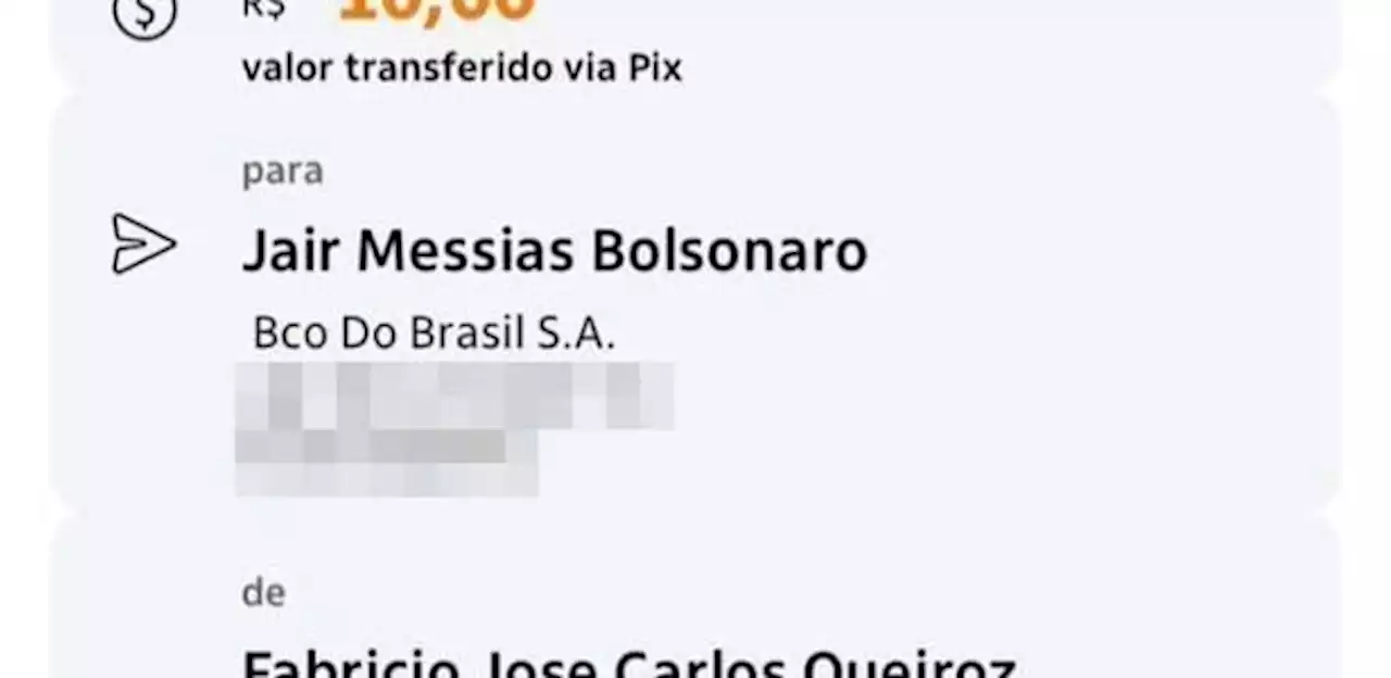 Fabrício Queiroz faz Pix de R$ 10 em campanha para Bolsonaro pagar multas