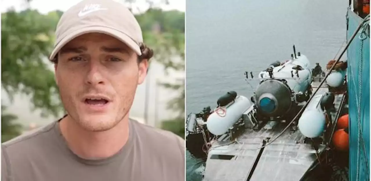 'Podia ser eu': Youtuber diz por que cancelou viagem no submarino Titan