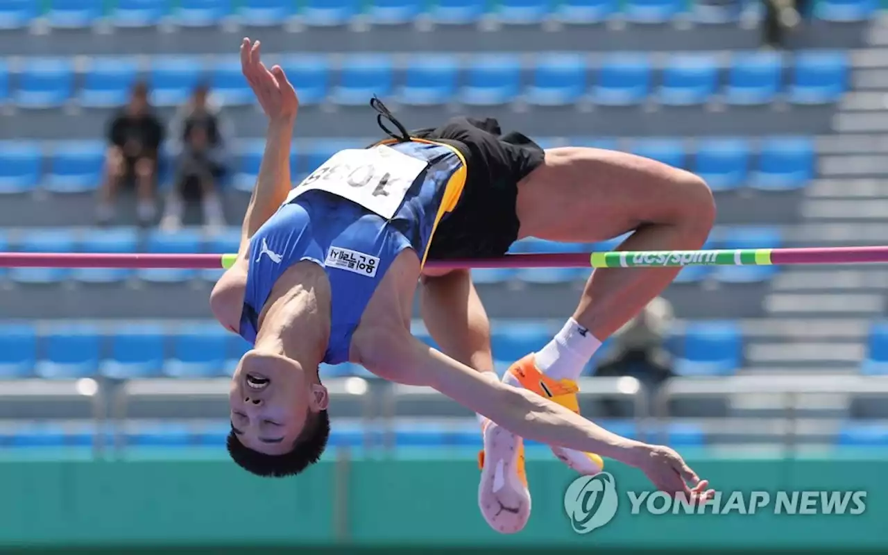 우상혁, 정선 육상선수권 2ｍ33…기록도, 랭킹포인트도 세계 1위 | 연합뉴스