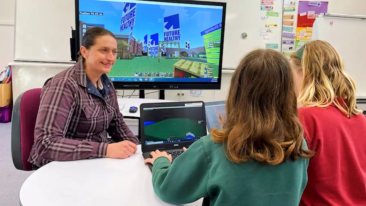 Students using Minecraft to build healthier communities one block at a time