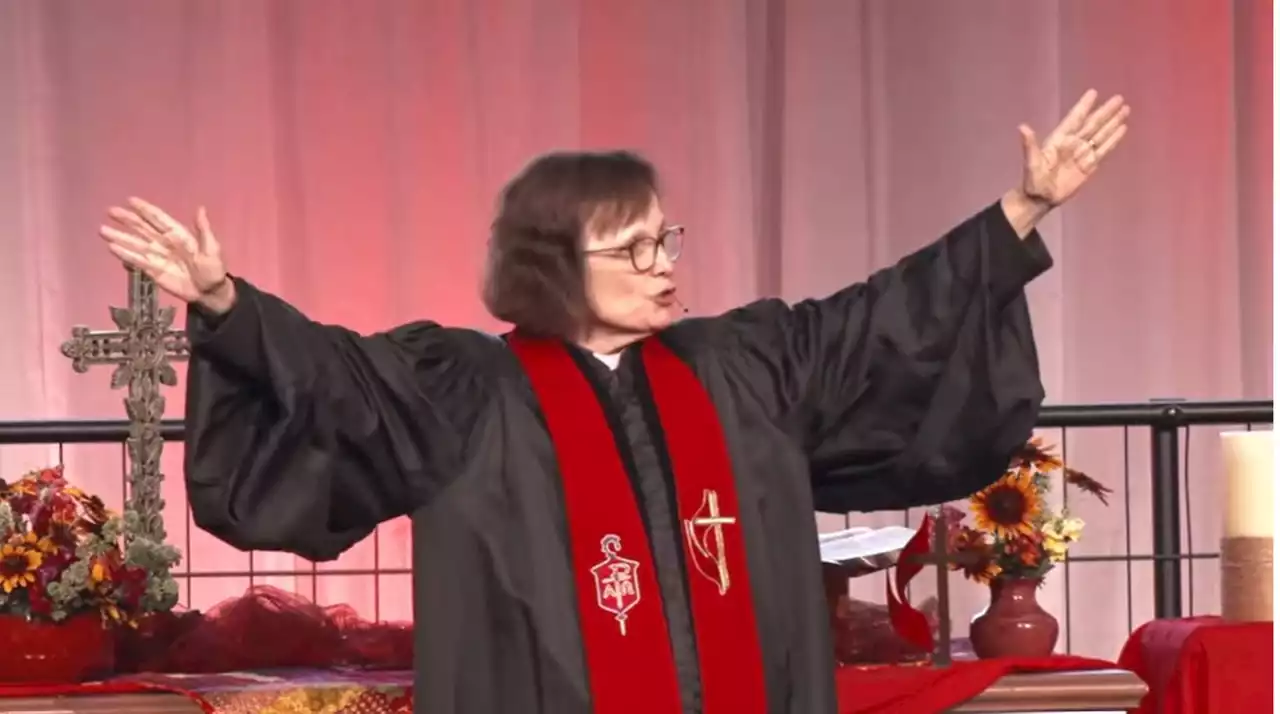 Bishop totaled her Prius, compares it to United Methodist church split