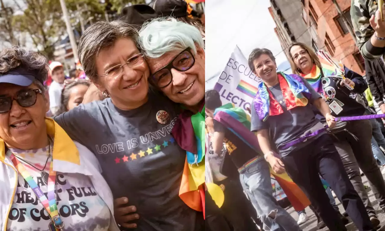 Bogotá: Claudia López en marcha del Orgullo Gay en conmemoración a la comunidad LGTBIQ+