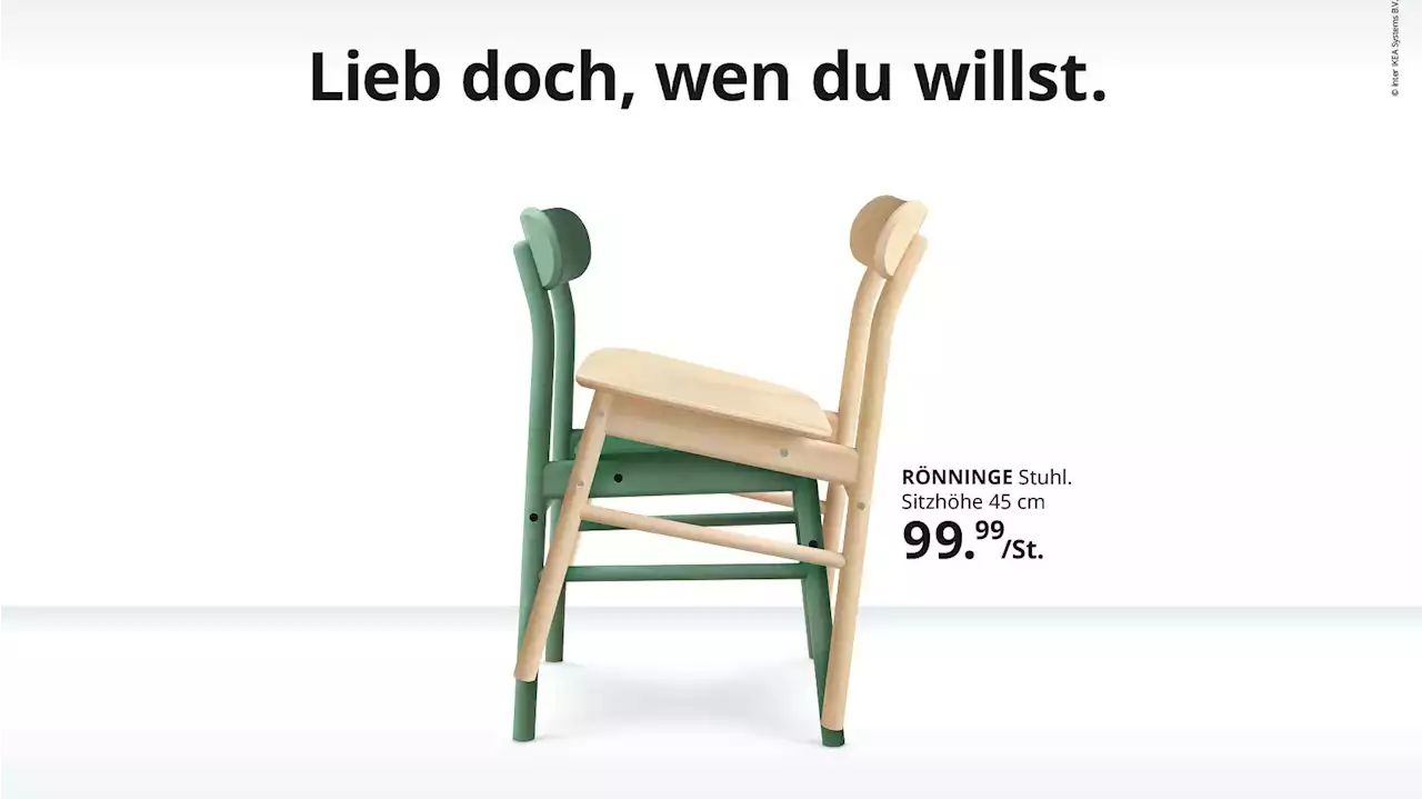 Clevere Out-of-Home-Motive: So cool setzen Ikea und Grabarz XCT ein Zeichen für Vielfalt - HORIZONT