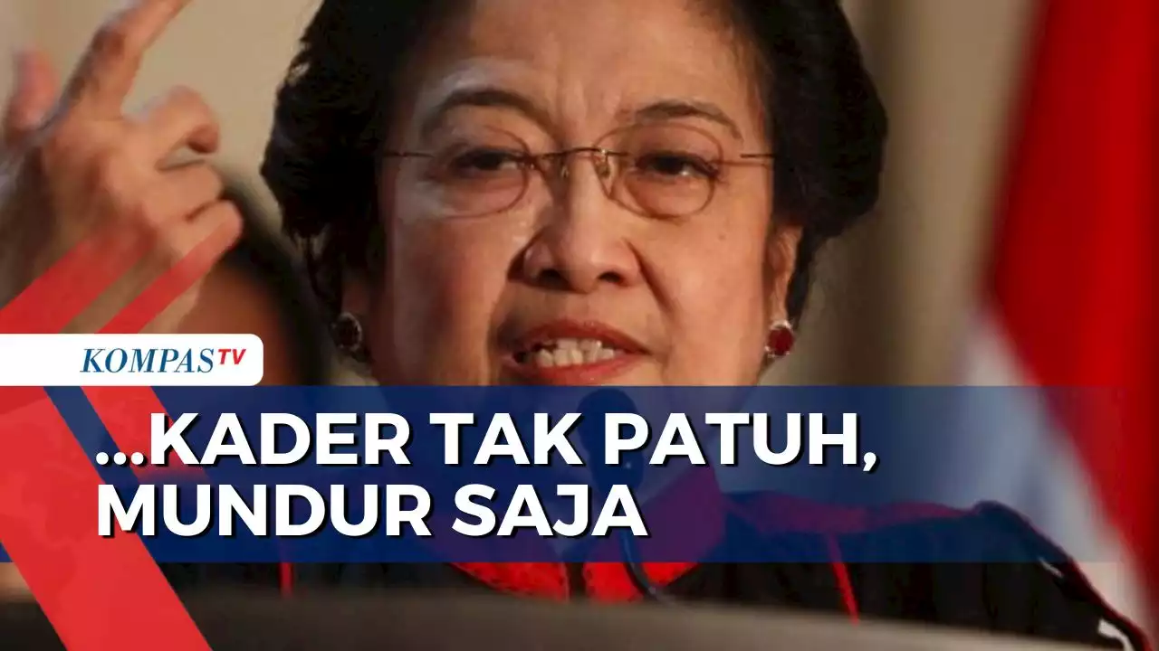 Megawati: Kader Tak Patuh Menangkan Ganjar Pranowo, Mundur Saja Secara Sukarela!