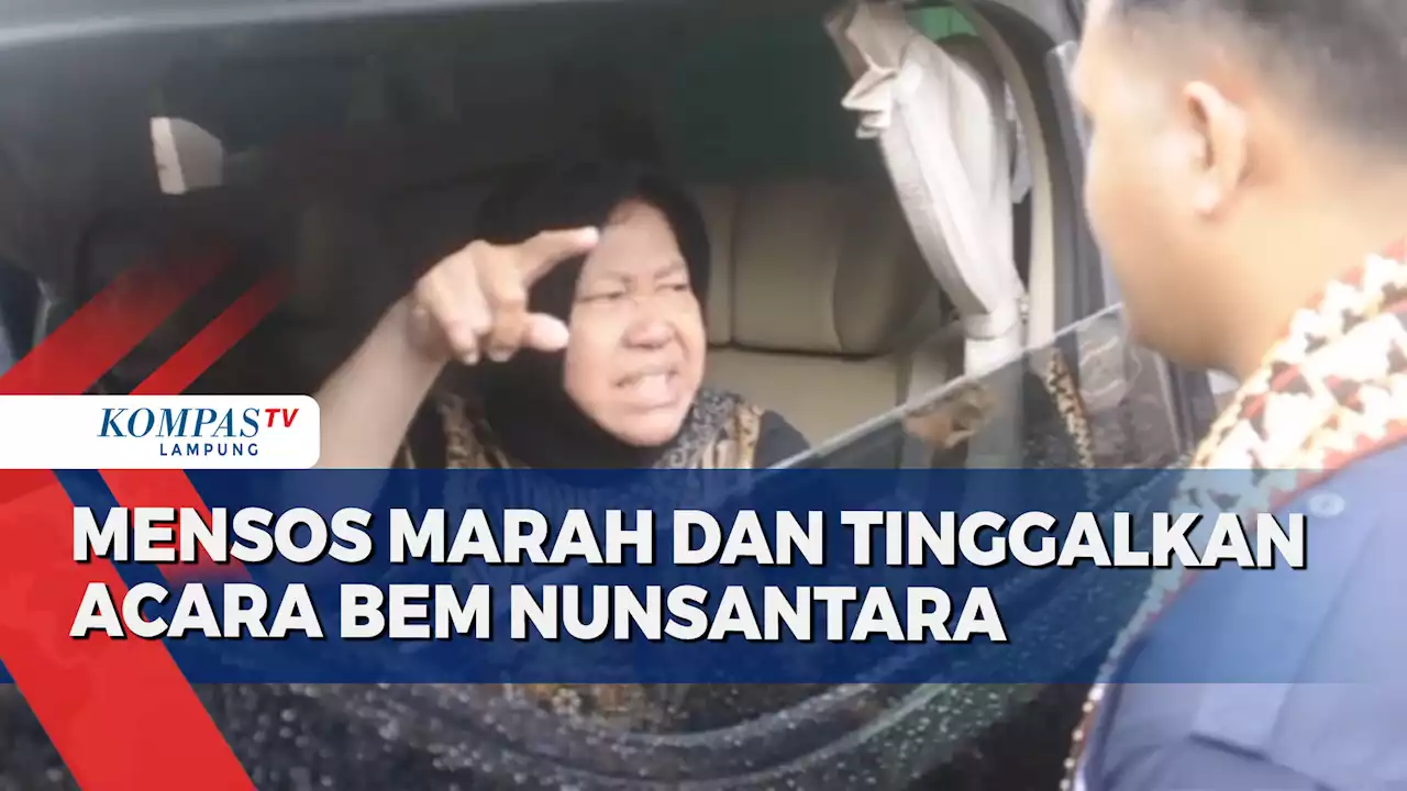 Menteri Sosial Marah Hingga Pergi Tinggalkan Acara BEM Nusantara