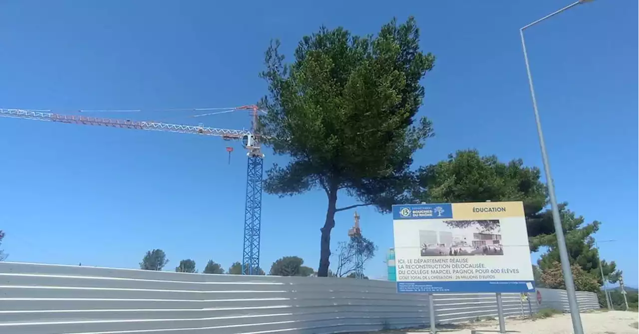 À Martigues, le futur collège Marcel Pagnol bloque sur de l’amiante