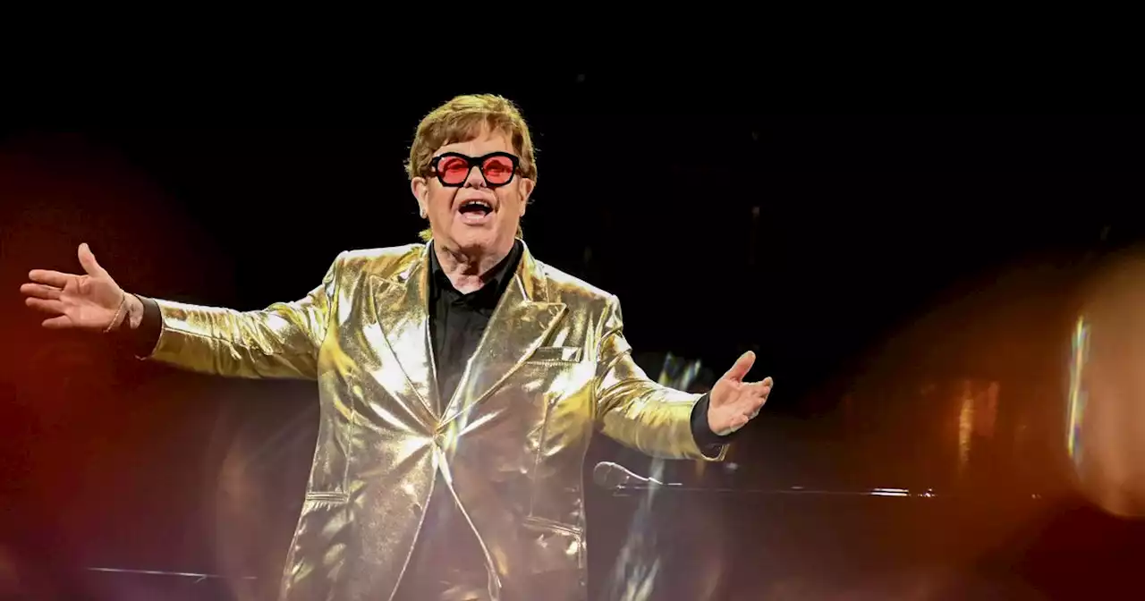 Elton John moves Glastonbury viewers to tears with moving tribute