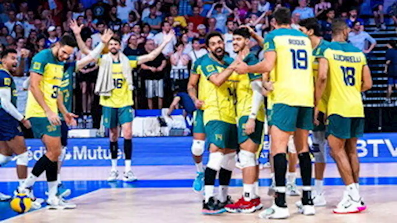 Brasil bate França por 3 a 1 e fica em 3º na Liga das Nações de vôlei