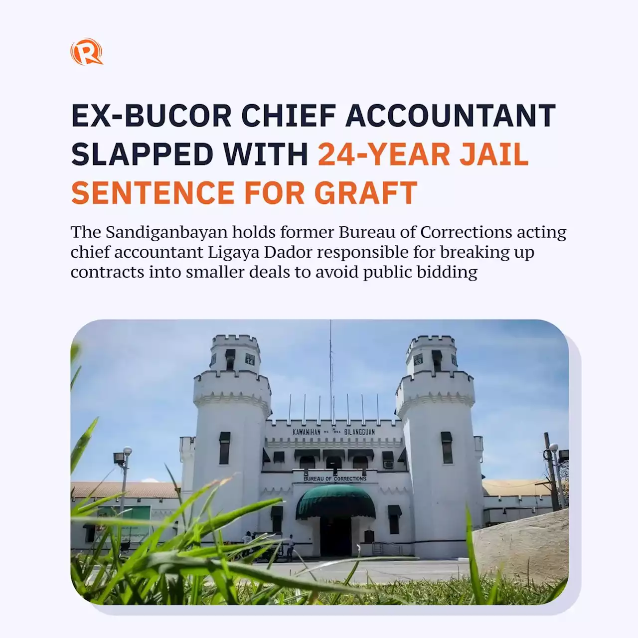 Ex-BuCor chief accountant slapped with 24-year jail sentence for graft