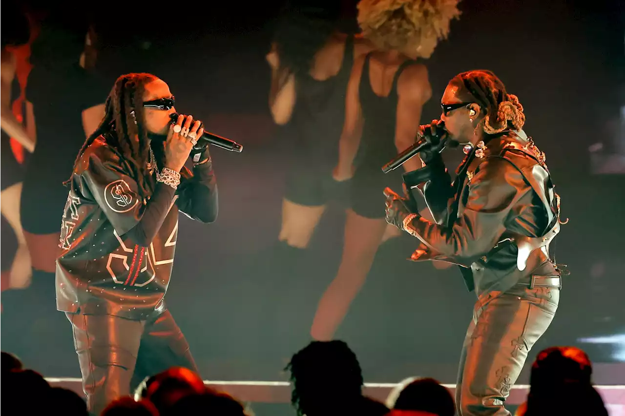 Quavo, Offset Perform Tribute to Takeoff at BET Awards