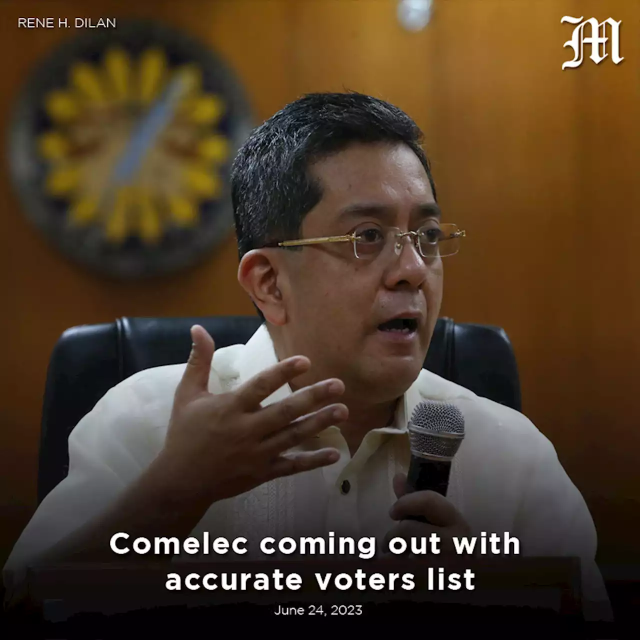 Comelec coming out with accurate voters list