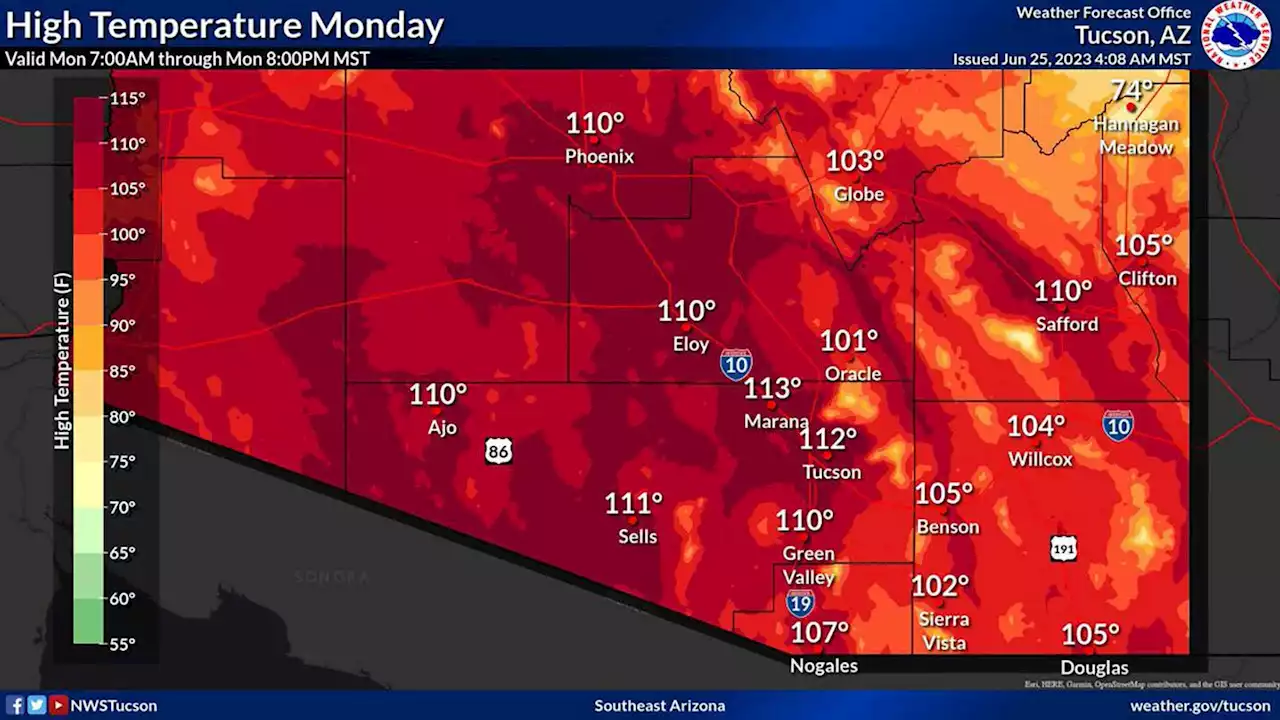 Tucson faces excessive heat warning to start the week