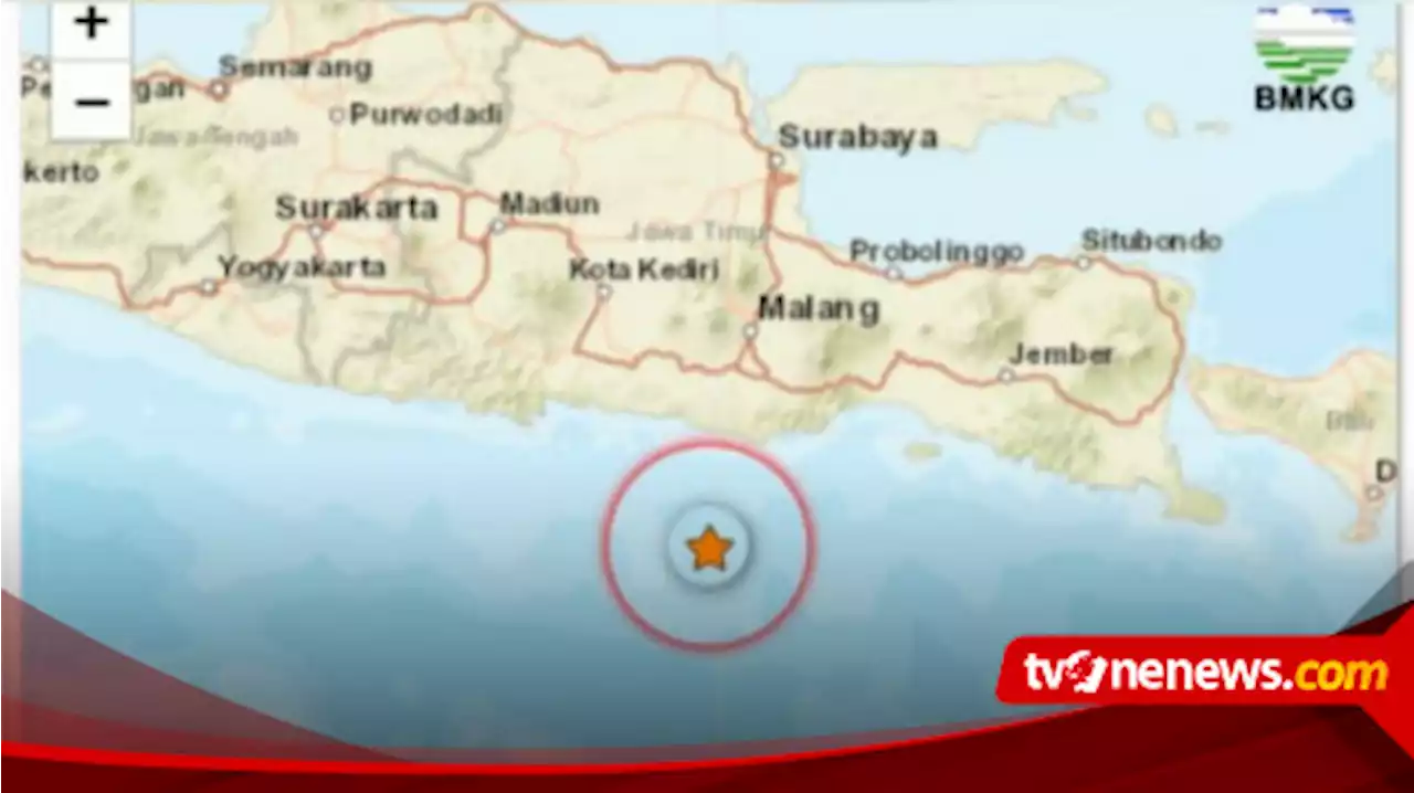 Gempa Bumi Tektonik M 4,7 Guncang Kabupaten Malang, Getaran Dirasakan hingga Trenggalek