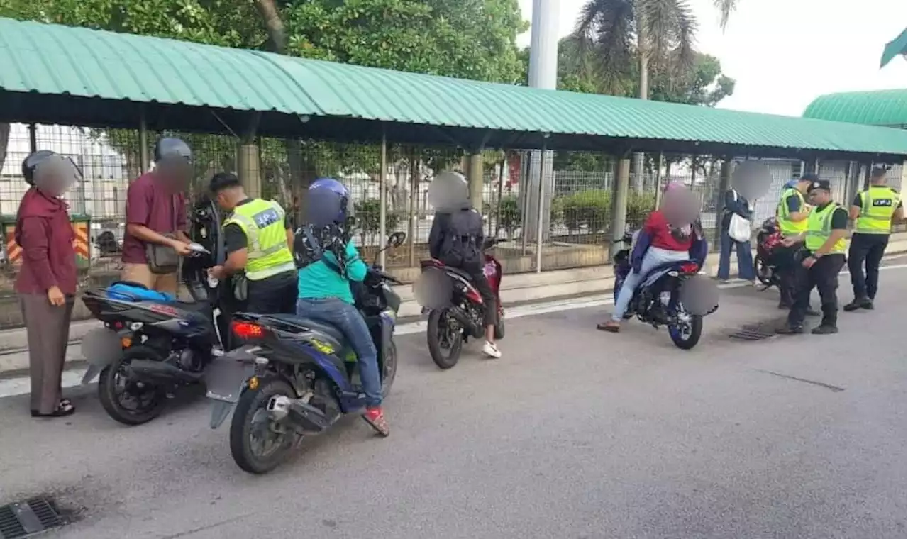 708 motor diperiksa, 219 saman dikeluarkan dalam tempoh 3 jam
